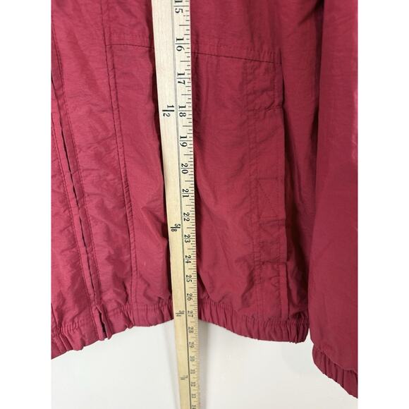 VTG Catalina C-Tek Red Women’s Windbreaker Jacket Full-Zip Y2K Size L - Picture 10 of 12
